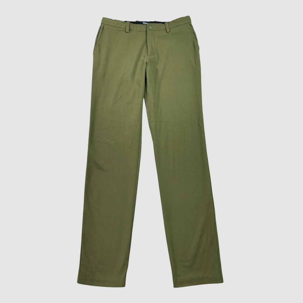 Quince Ultra-Stretch 24/7 Smart Chinos Mens 32x34 Olive Green Athletic Tapered